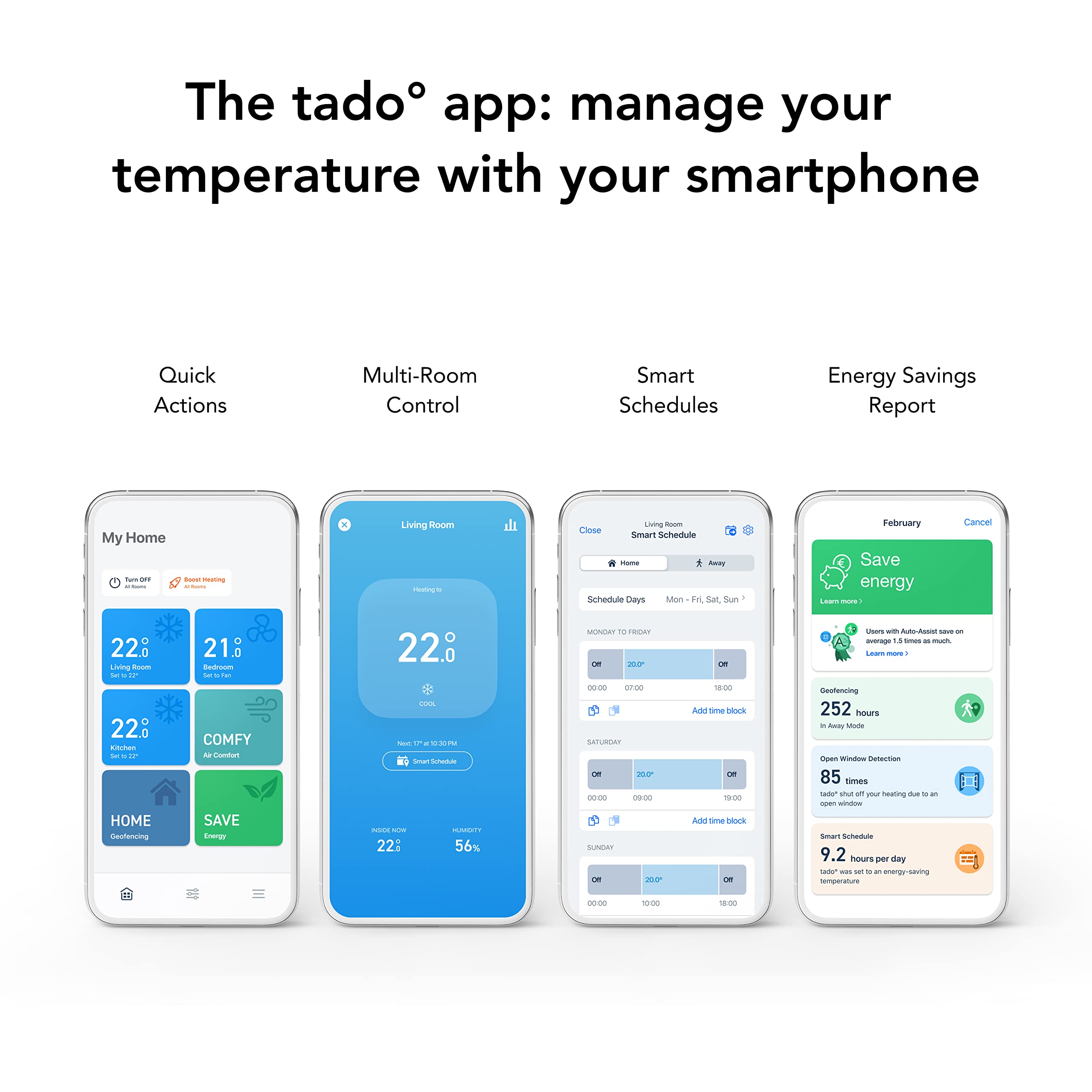tado Smart AC Control with Stand, Digital Air Conditioner Control, Control Your Home Temperature From Anywhere Via App - Image 4