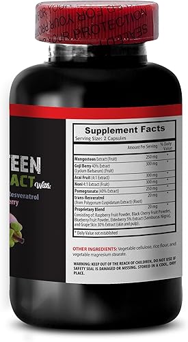 Miniatura 4 de Mangostán, extracto de mangostán - Extracto de fruta de mangostán - Baya de Acai, bayas de Goji, granada, noni, trans-resveratrol, fruta de saúco,