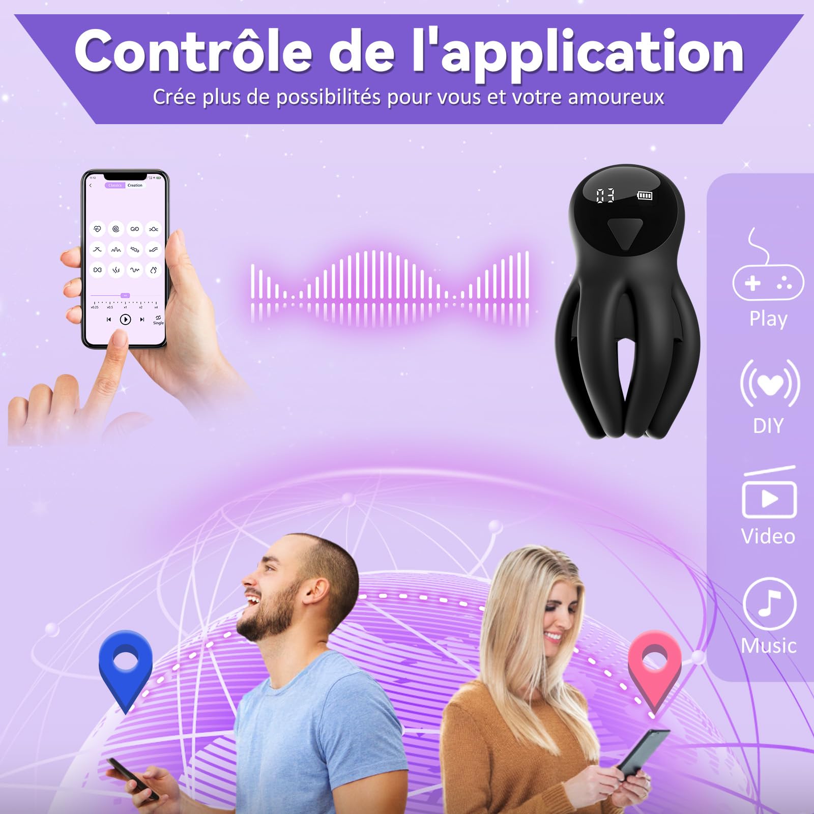 Masturbateurs Masculins Sextoyse Homme Sexmasturbâteur - Jouet sexuel masculin avec 10 modes de vibration pour la stimulation du pénis Prolongez l'endurance, Contrôle par APP pour hommes masturbateur