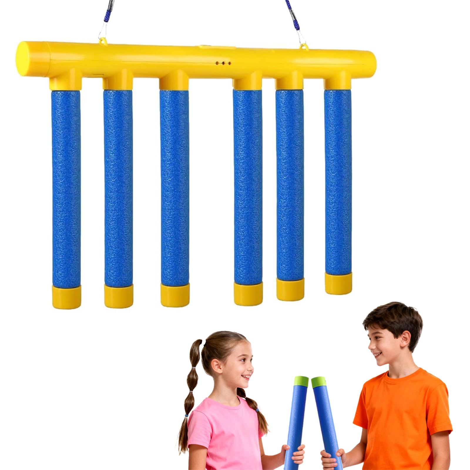 Catching Sticks Games,Falling Sticks Catching Game,Drop It Catch It Win It Quick Reaction Game, 3 Dropping Speeds,Hand-Eye Coordination Training Gift For Kids Adults Christmas (Blue)