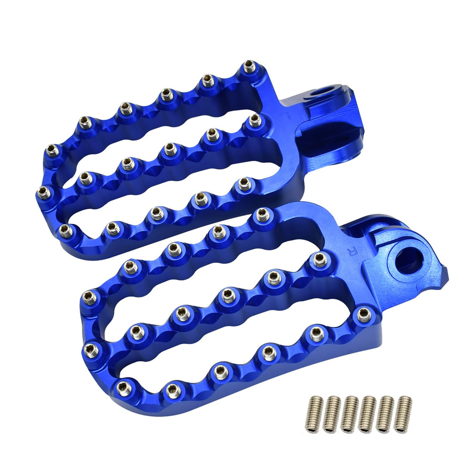 Repose-Pieds de Moto Aluminium B Blue pour Ducati Flat Track