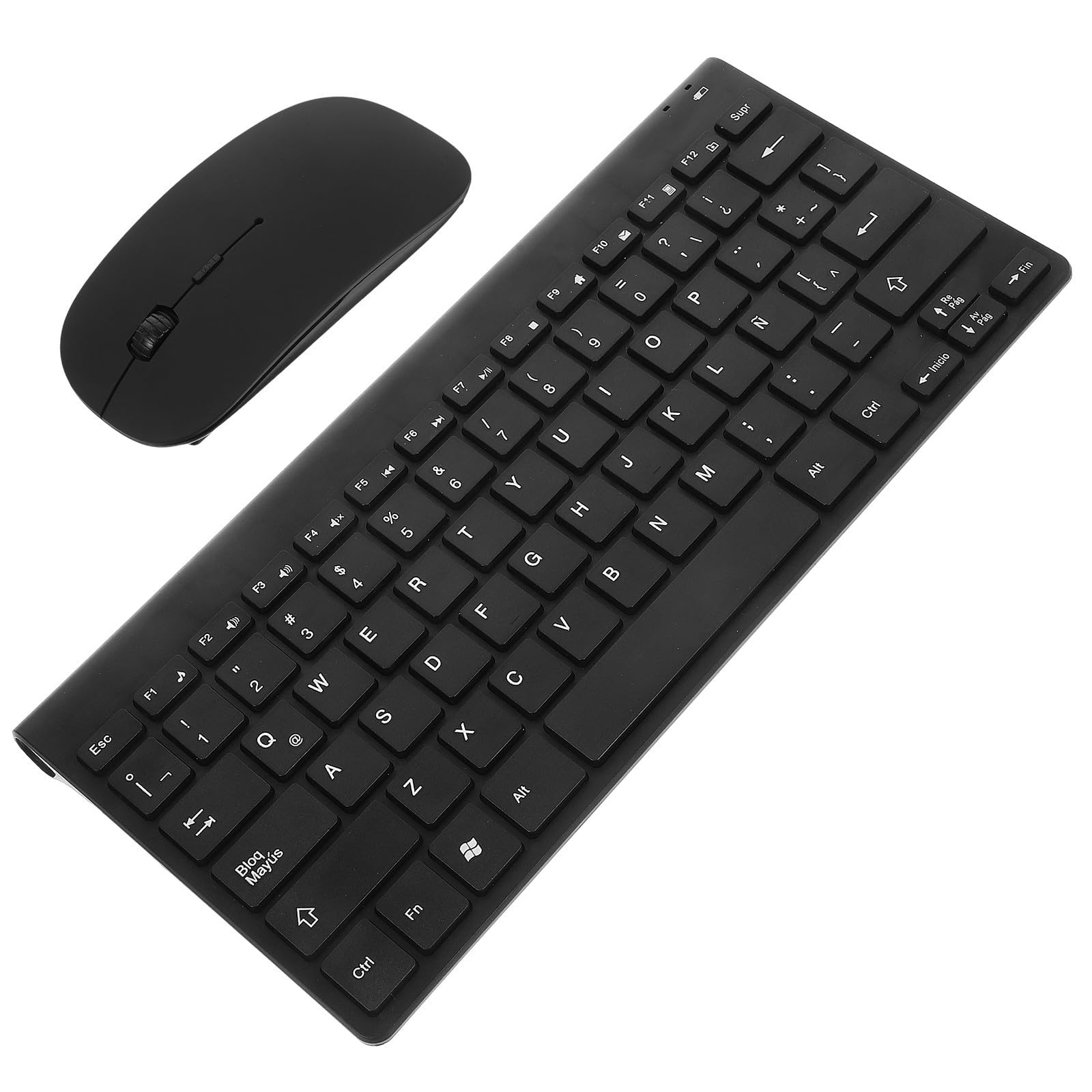 Teclado y ratón inalámbricos CRAFTHROU con acabado elegante de resina 8
