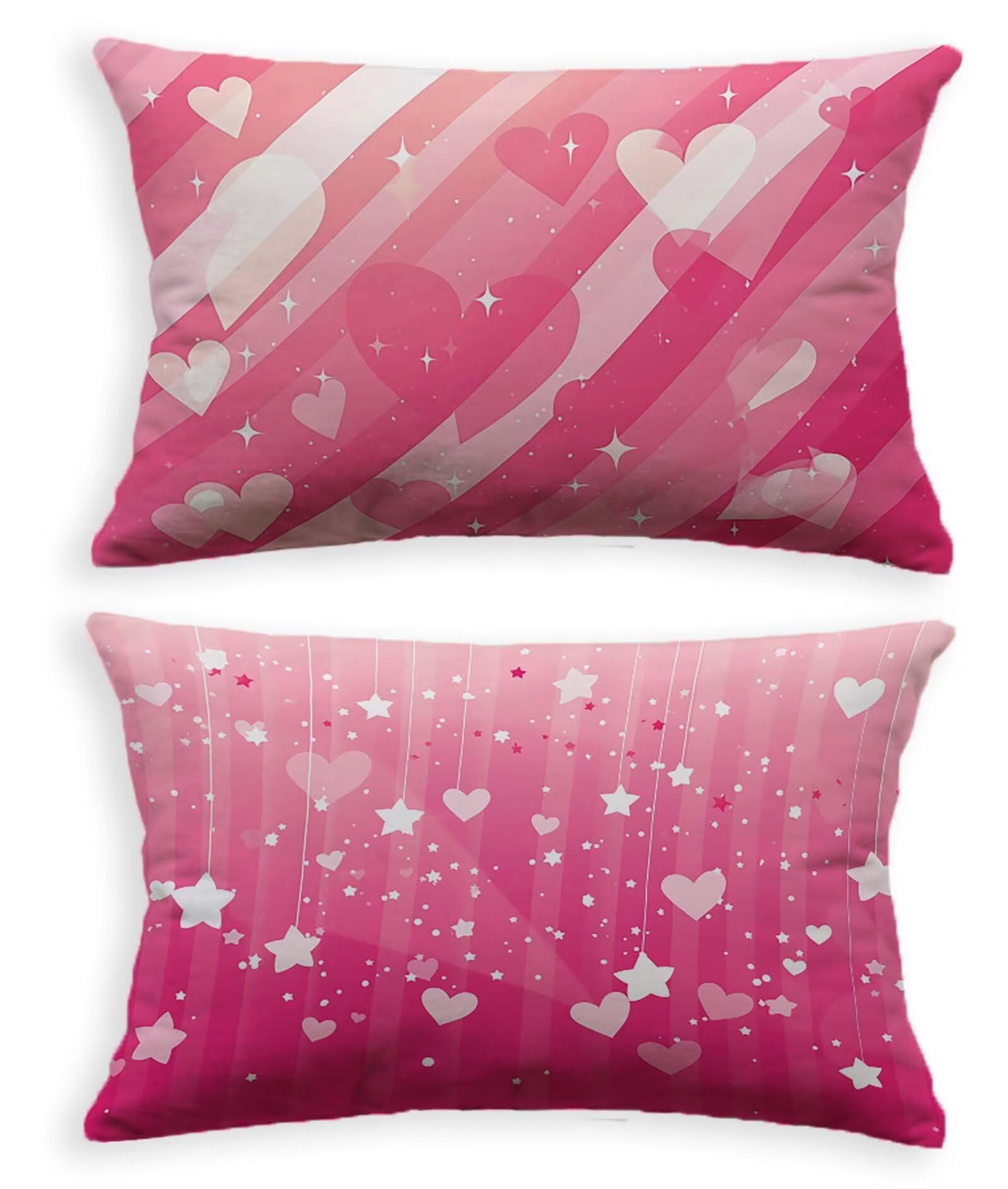 Housse de coussin rose 60x90 pour canapé de salon moderne et décoration de chambre chaleureuse