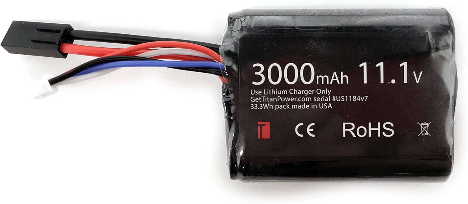 Titan Airsoft Battery 3000mAh 11.1v Brick Tamiya Toys & Games