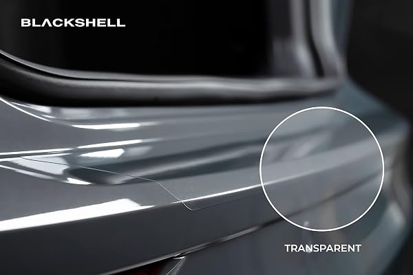 Blackshell® Ladekantenschutz Folie passend für VW Passat Variant | Typ B7 (3C) | Bj. 2010-2014 Transparent - passgenauer Stoßstangenschutz inkl. Set für Folierung - 2