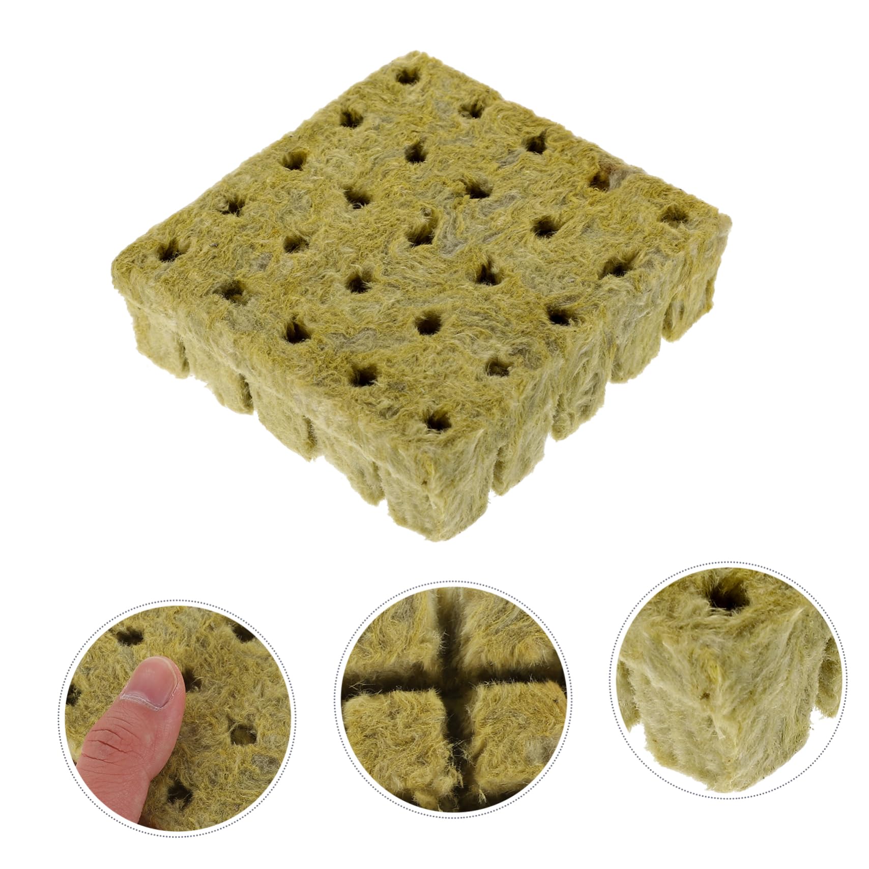 YARNOW 100pezzi Blocchi di Coltivazione Senza Terreno per Propagazione Piante per Semina Trapianto e Crescita di Fiori Verdure e Frutta