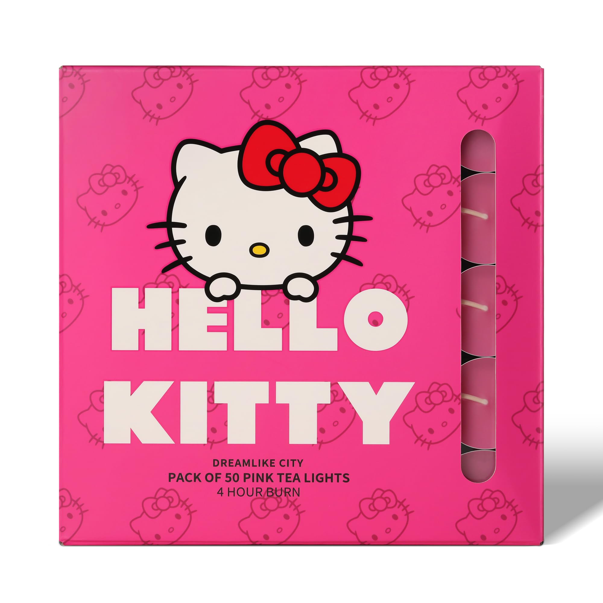 Hello Kitty Tealights Candle 11.2G X 50 Pink