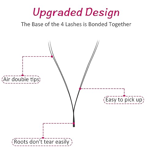 Miniatura 5 de VEYES INC YY - Bandeja de extensiones de pestañas, rizo CD, 0.39-0.59 pulgadas, longitud mixta, abanicos de extensiones de pestañas, suministros