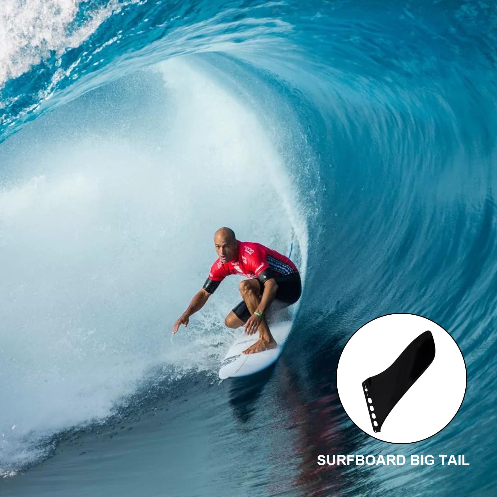 Gnbzxce 9Inch Surfboard Fin No Tool Need Single Center Water Fin Paddles Board Replacement Fin Quickly Release Detachable Fin