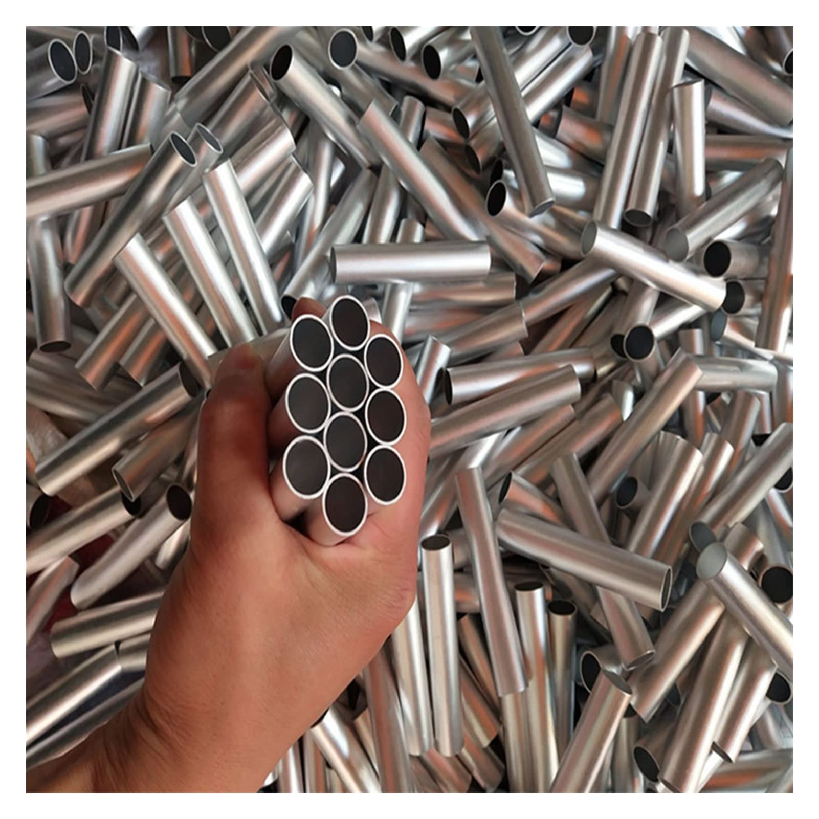 6061 Aluminum Tube Pipe,Outer Diameter 15mm,Inner Diameter 13m 11mm 10mm,Hollow Aluminum Pipe,Alloy Aluminum Tube (Color : OD15 ID6, Size : 50cm) Brass Hose