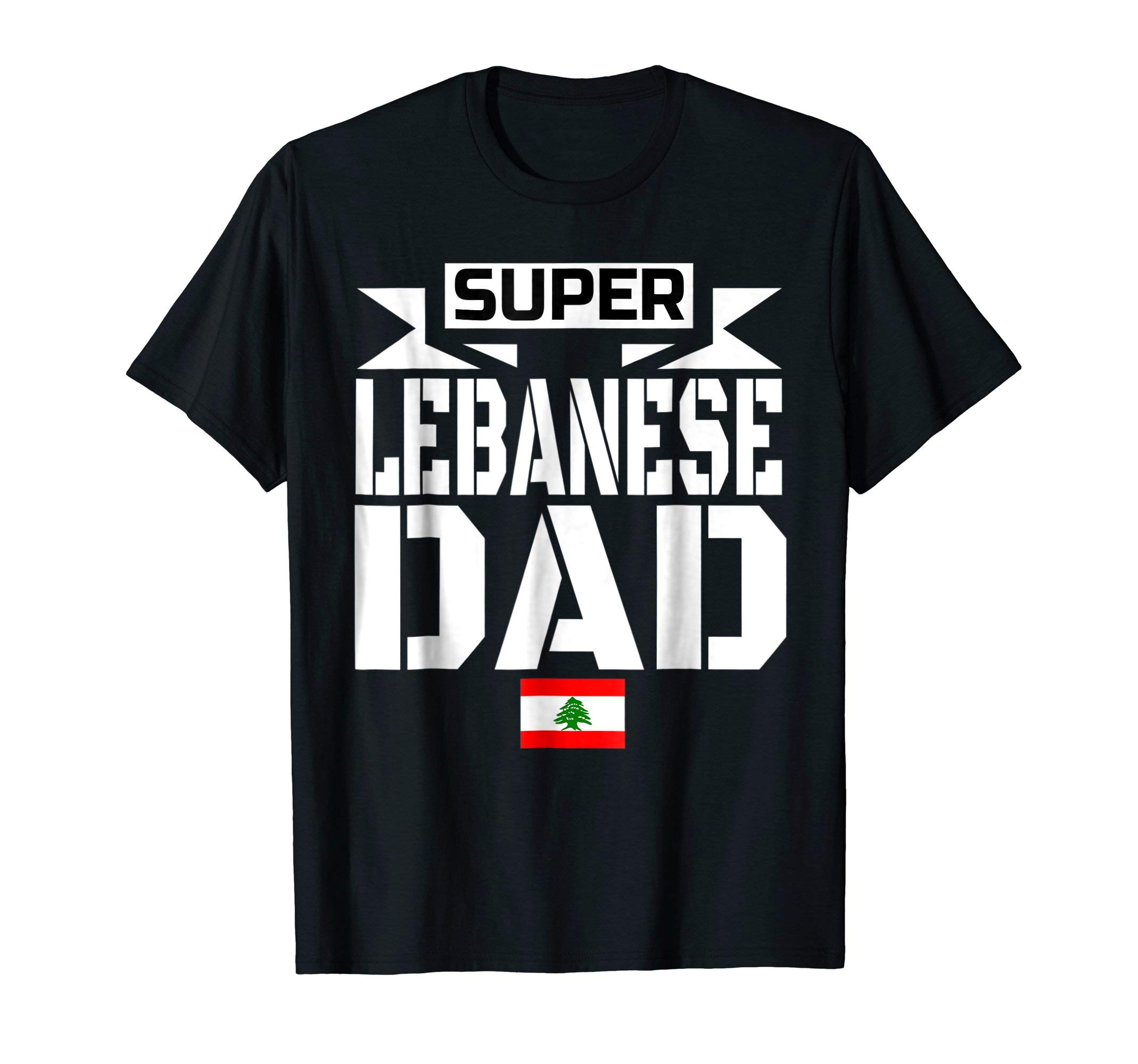 Mens Storecastle: Super Lebanese Dad Father's Lebanon T-Shirt