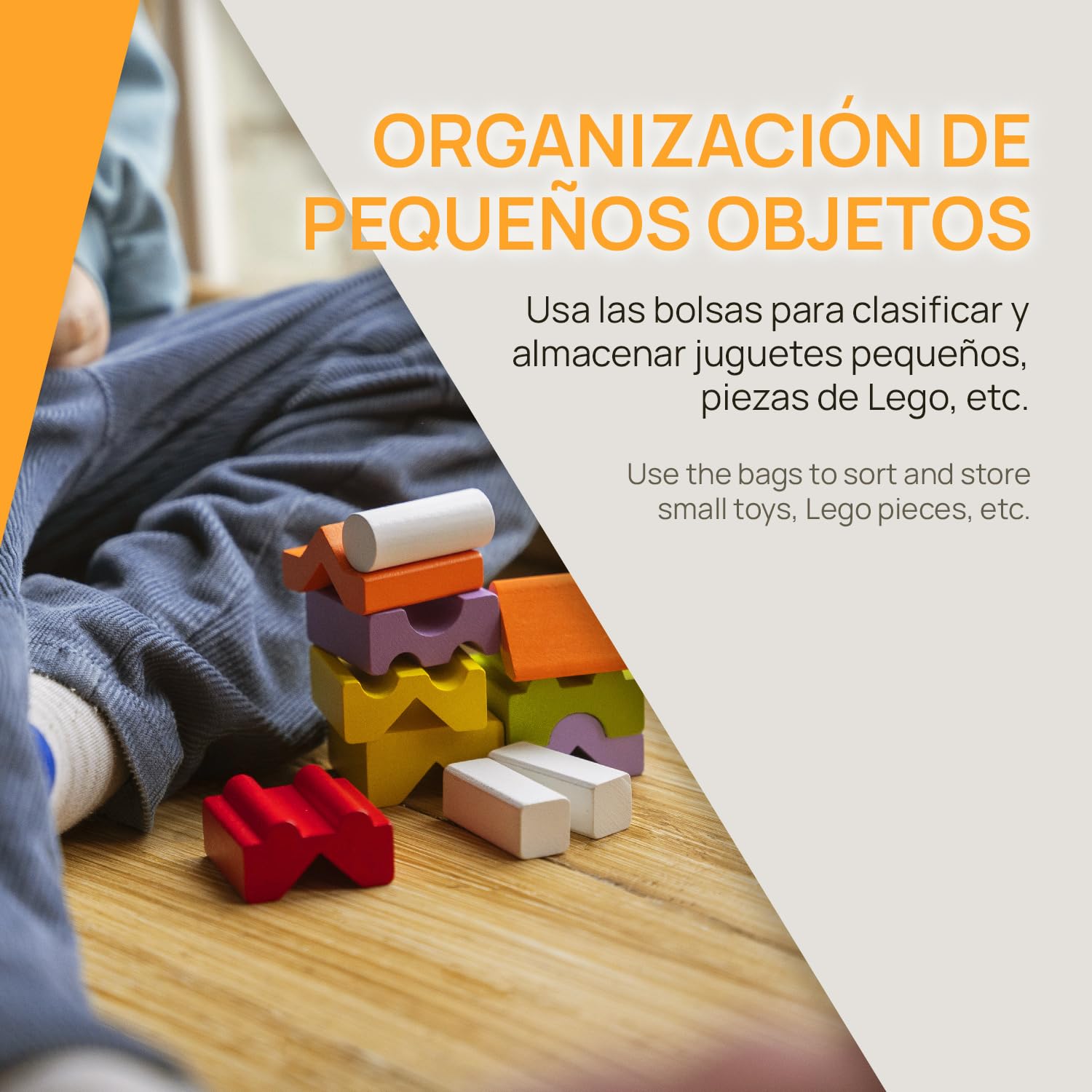 Bolsas de Plástico Transparente para Congelar Alimentos, Bolsitas con Autocierre para Cumpleaños, Regalo, Chuches, Viaje, Organizador, Envasar al Vacío, Porta Alimentos - SIDI (300x400mm, 500uds)