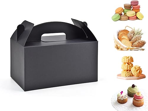 Miniatura 4 de HUAPRINT Cajas de dulces de mármol grandes a granel, cajas a dos aguas paquete de 30 unidades de 9.45 x 5 x 5 pulgadas, cajas de regalos para fiesta