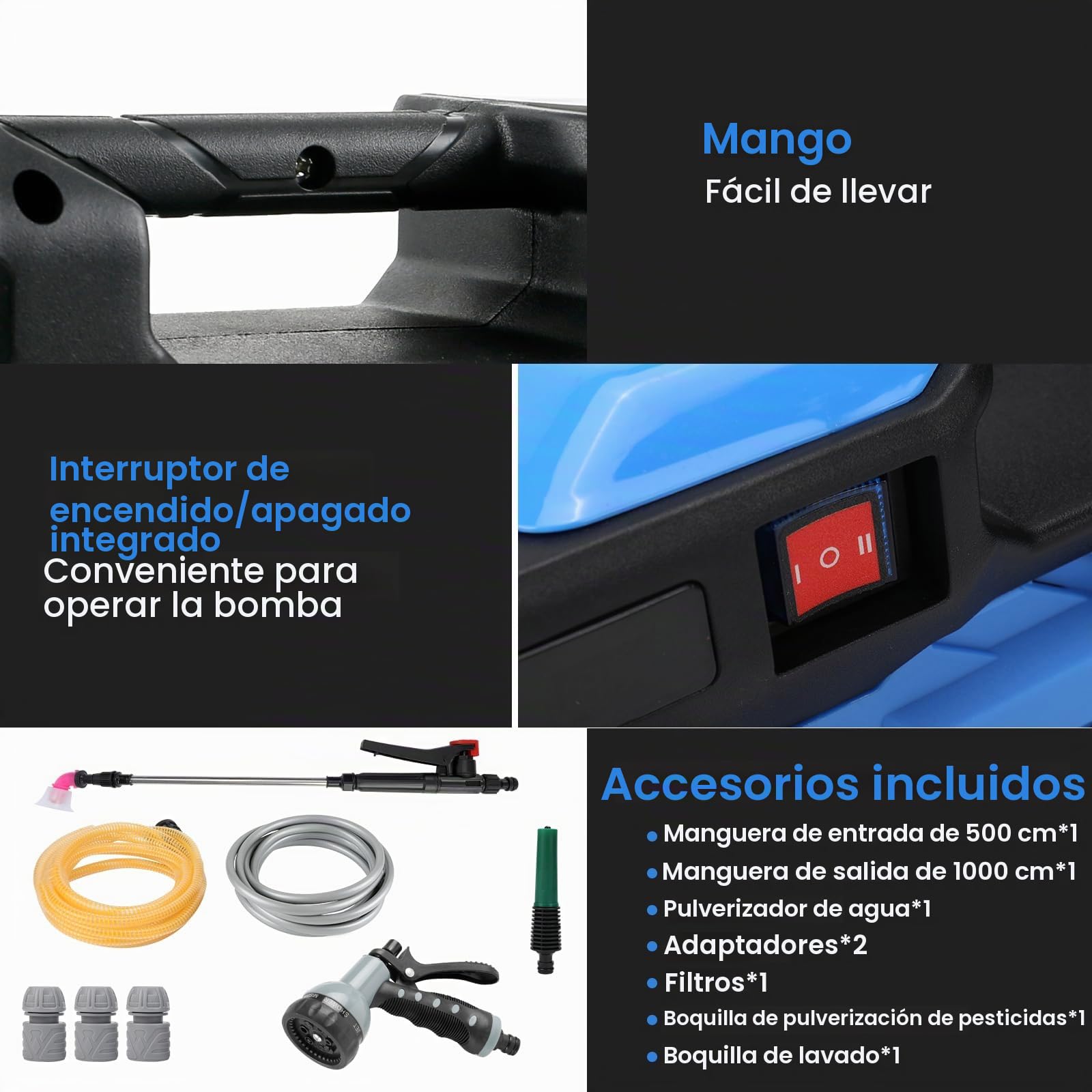 Bomba agua compatible con Makita 18 V