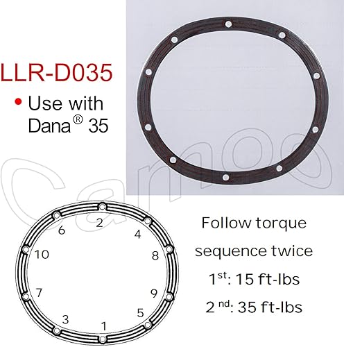 Miniatura 3 de Dana 35 Junta Tapa Diferencial D035