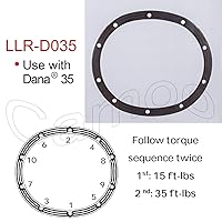 Vista 3 de Dana 35 Junta Tapa Diferencial D035
