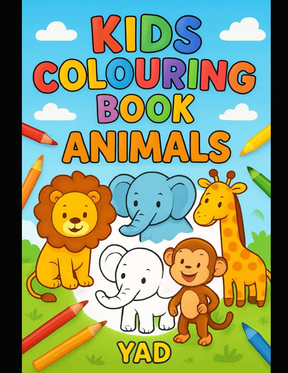 Coloring Fun for Little Artists: Simple, Cute, and Large images for Early Learners