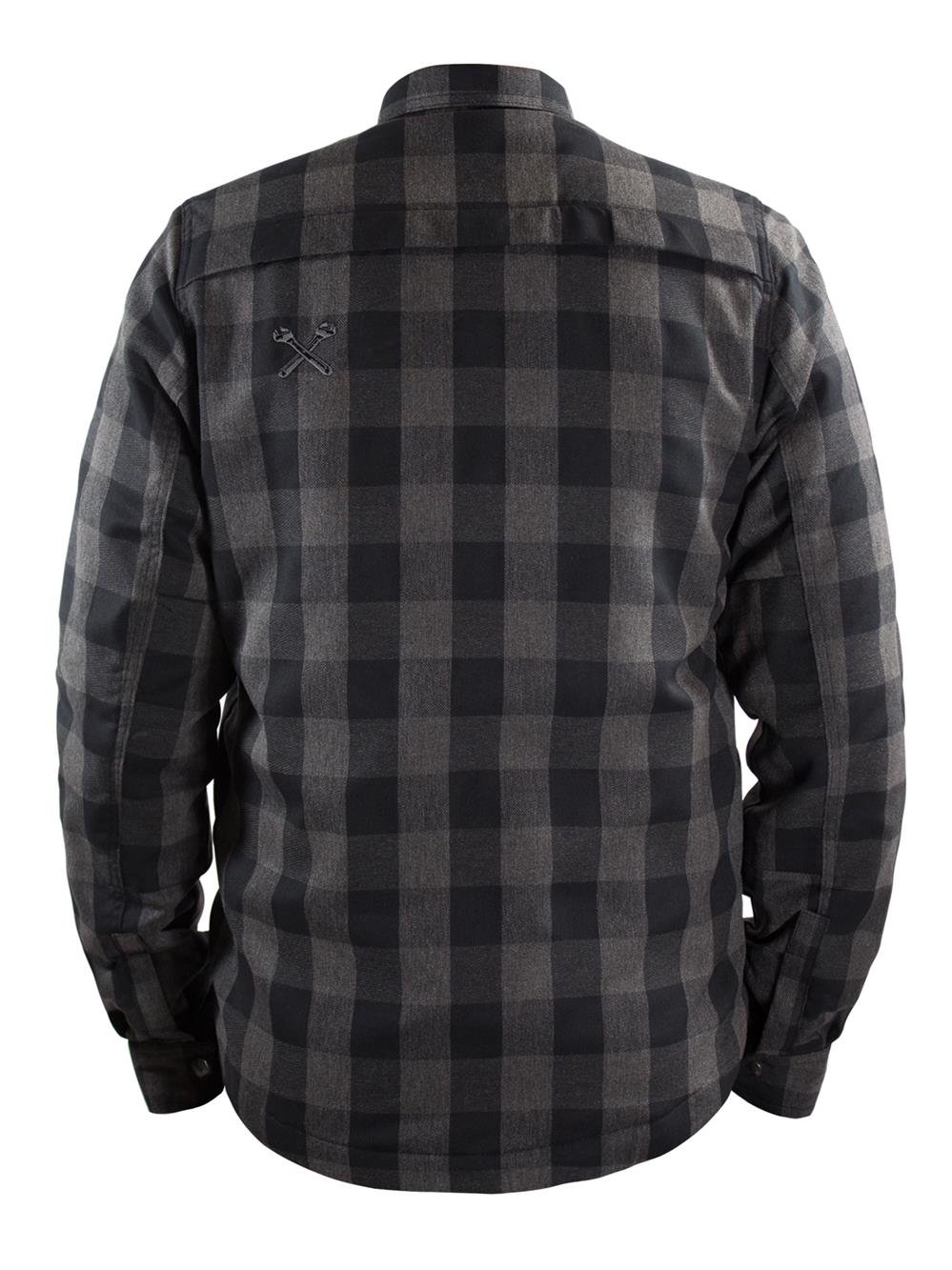 John Doe Motoshirt Hemd – XTM-Schutzfaser – Flannel-Baumwoll-Twill – M