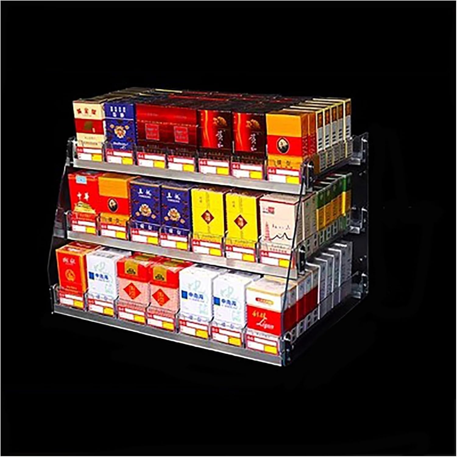 Auto Cigarette Pusher Dispenser - Automatic Cigarette Display Holder for Easy Access and Organization, Perfect for Retail and Home Use, Durable and Stylish Design
