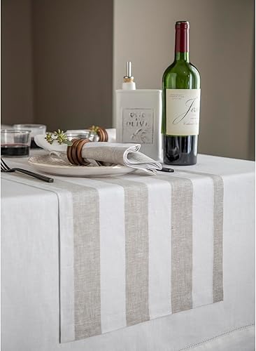 Miniatura 2 de Solino Home - Manteles individuales y servilletas francesas, a rayas y de granja