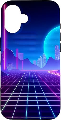Vaporwave Aesthetic Synthwave Retrowave 80s 90s Art Case for iPhone 16