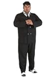 Fun Costumes Deluxe Plus Size Gangster Costume Suit 1920s Gangster - 5X