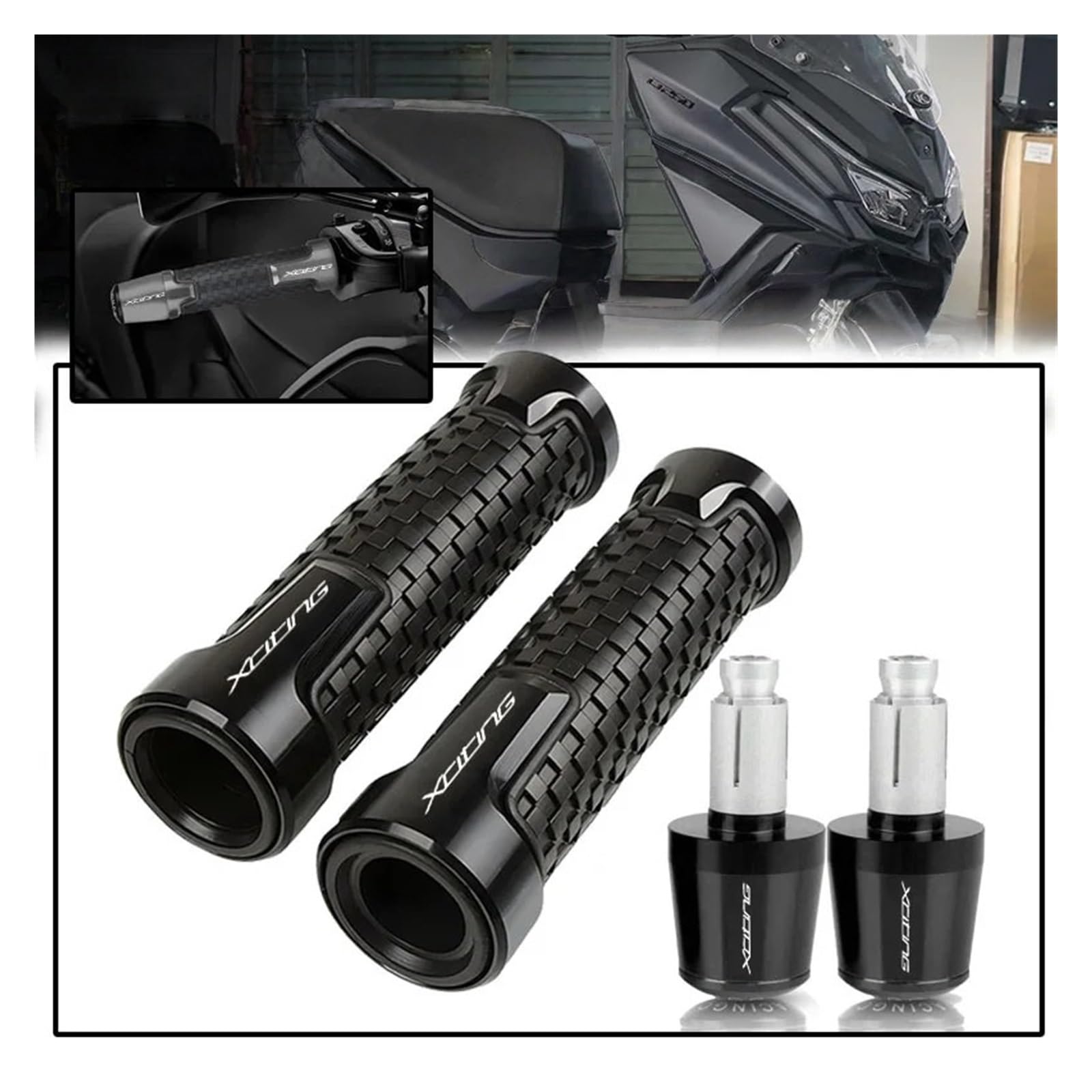 Manopole universali per moto Per Kymco Downtown 125I 200I 300I 350I Manopole Manubrio Moto