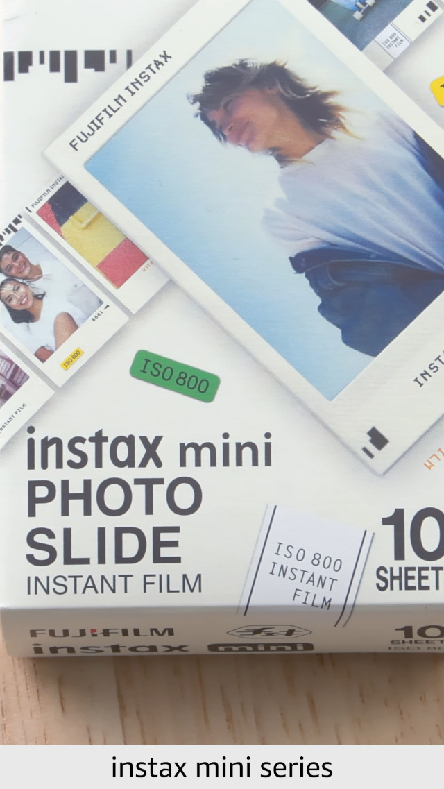 Amazon.com : instax mini Film, Photo Slide Border Design, 10 Shot