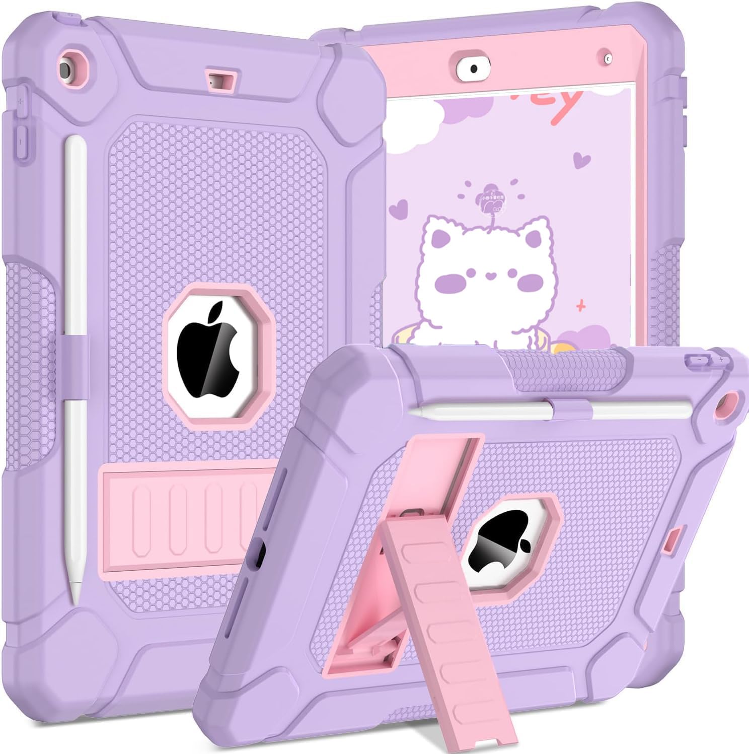 BMOUO Case for iPad 9th 8th 7th Generation (10.2 inch, 2021/2020/2019)