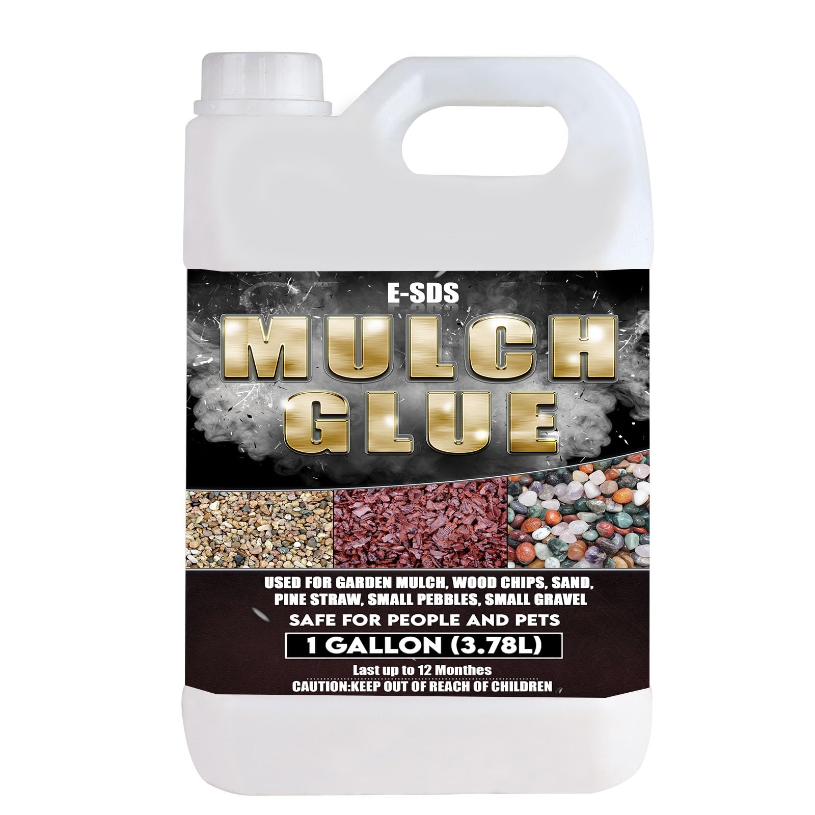 Buy Mulch Glue for Landscaping 1 Gallon Pea Gravel Glue Strength