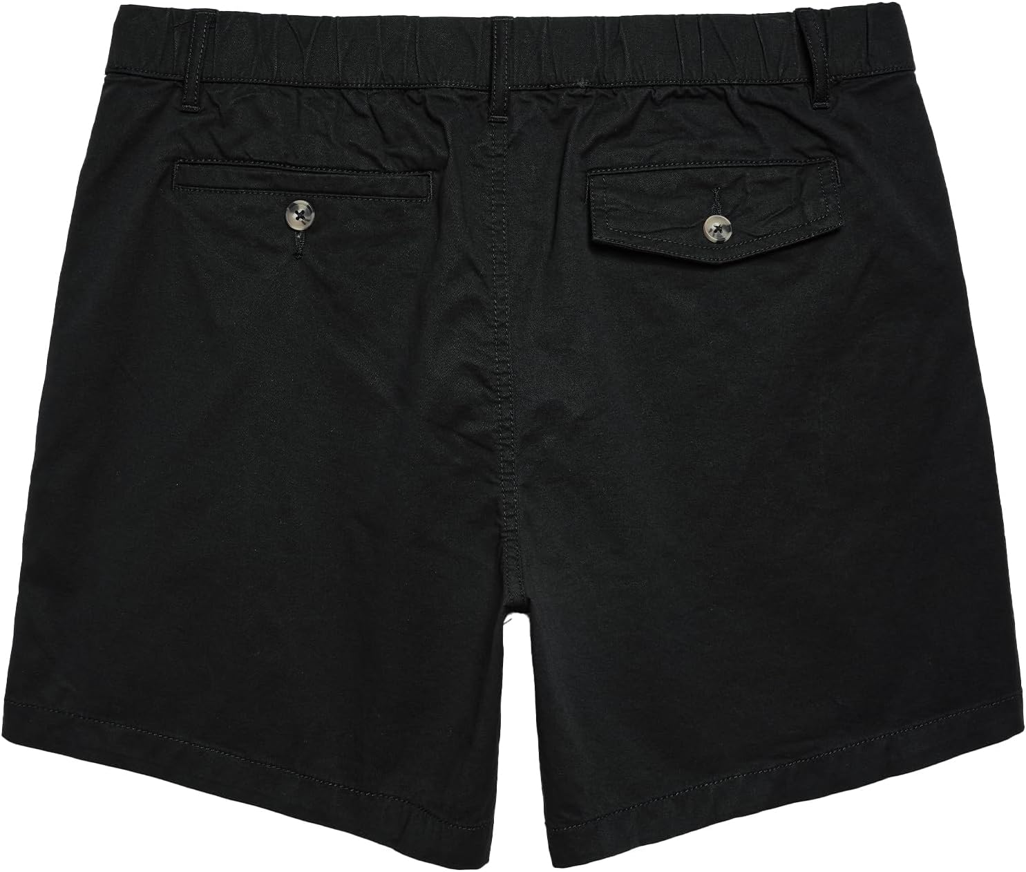 maamgic Men's Classic-fit 5.5" Cotton Casual Shorts Elastic Waistband with Multi-Pocket Daily Wear Walking Summer Outfit - Image 7