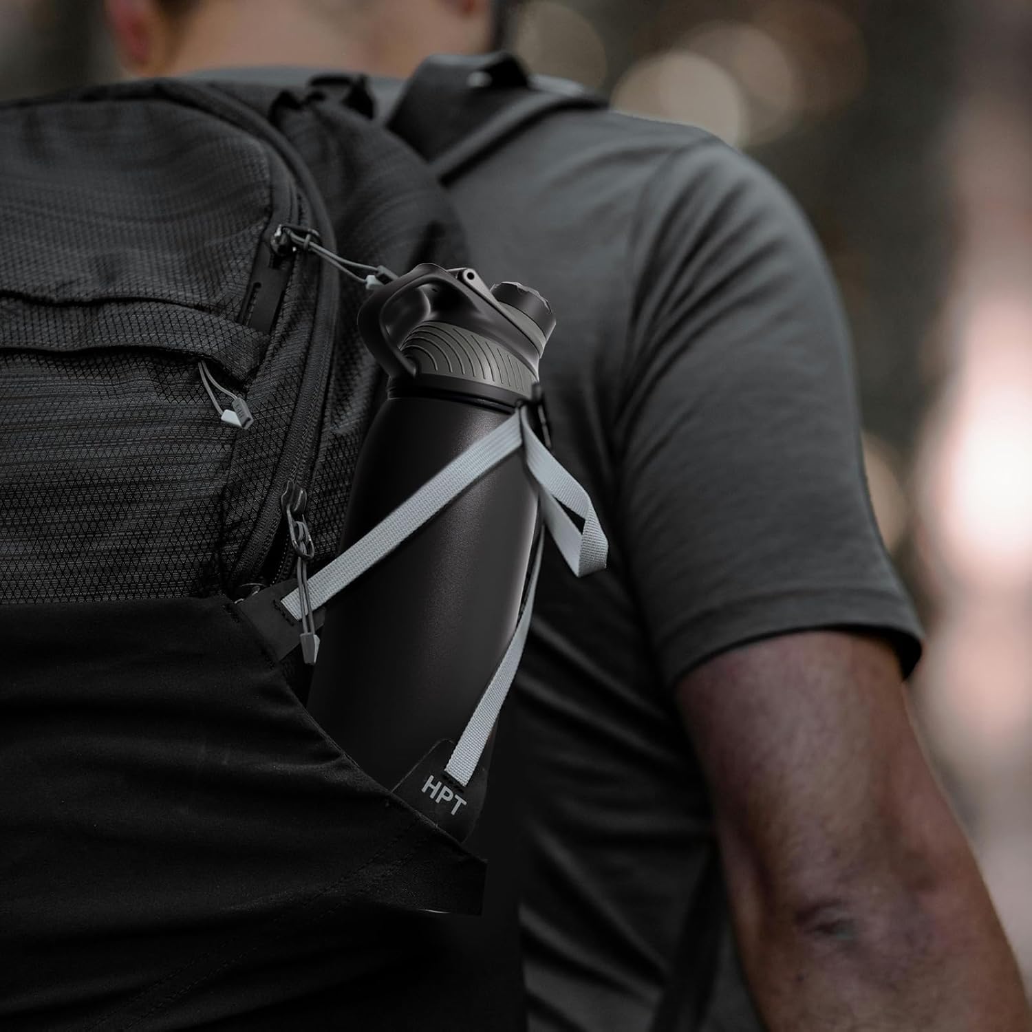 Fjbottle Borraccia in acciaio inox 600 ml/800 ml/1L con coperchio magnetico, borraccia isolata senza BPA, lavoro, viaggi