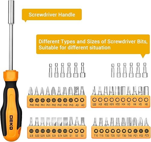 Miniatura 6 de DEKOPRO - Llave de zócalo para reparación automática 168 piezas