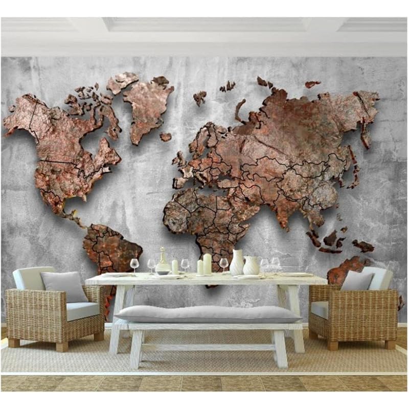 春夏秋冬おさんぽシリーズ ｅ 3d壁紙をカスタマイズするヴィンテージストーンモザイク世界地図 Hdアートプリント壁画ポスター画像大きな3d壁紙壁を貼り付け 400x280cm Premier Plastics Co Uk