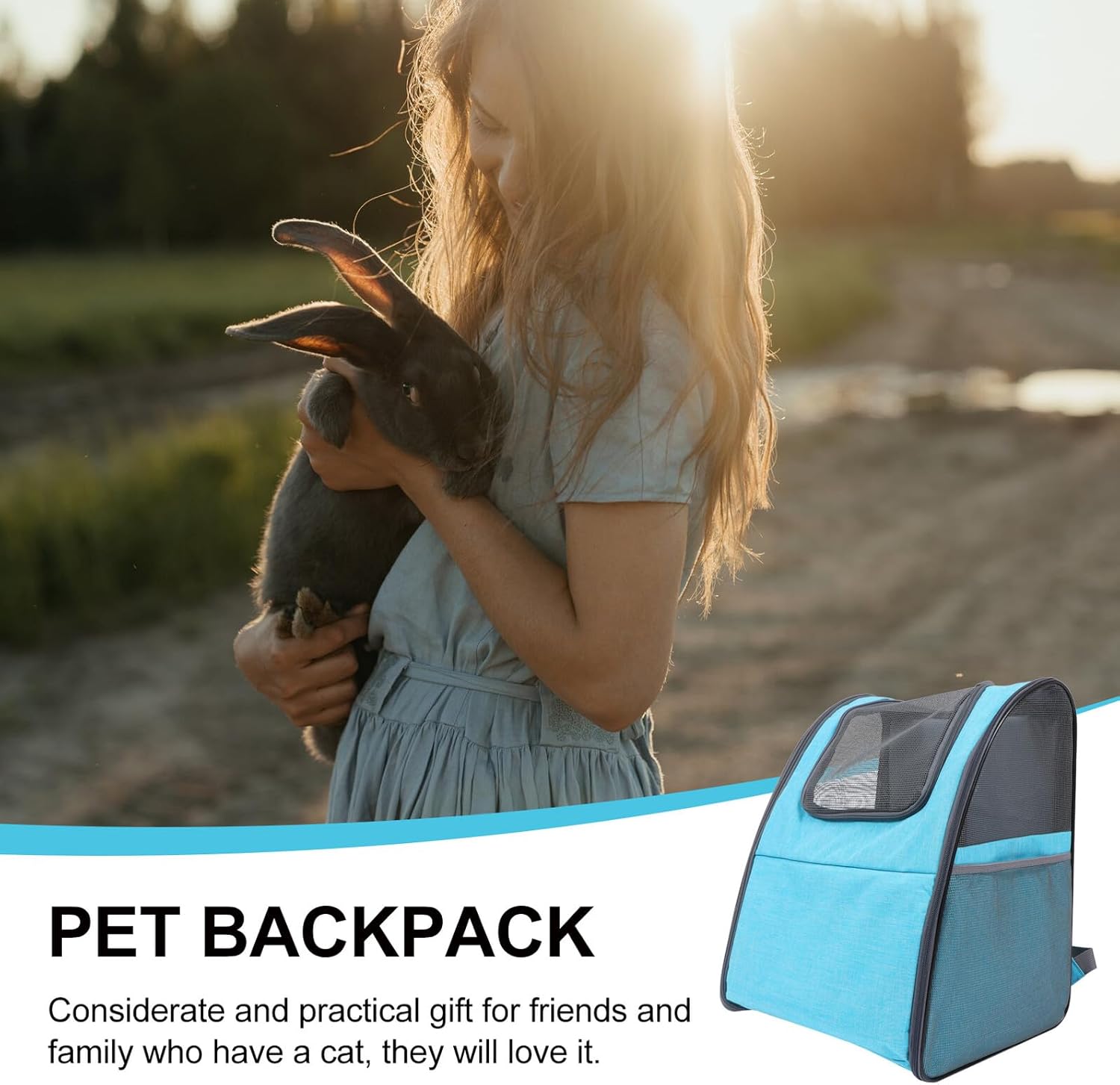 Breathable Large-Capacity Pet Backpack Canvas Carrier Foldable Travel Bag for Cats and Dogs Outdoor Use