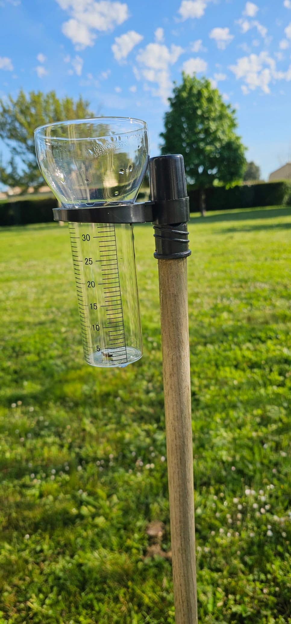 Tube Verre Gradué Pour Pluviomètre L'Héritier Du Temps – Mesure Précise En Mm/m²