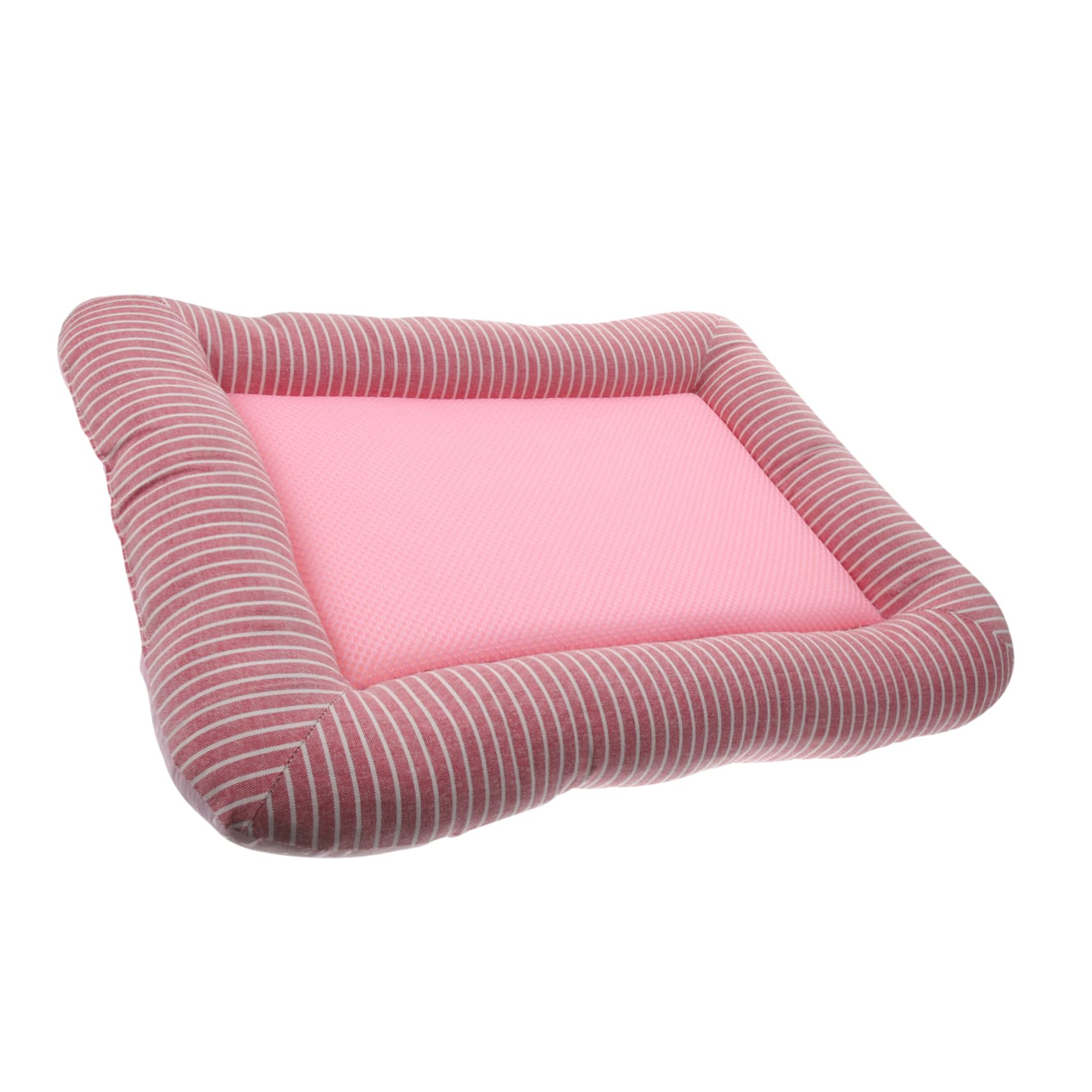 ibasenice Alfombrilla Refrescante para Perros y Gatos Cama Fría Portátil de Verano Colchón de Lavable Transpirable Rosa para Mascotas Pequeñas y Medianas