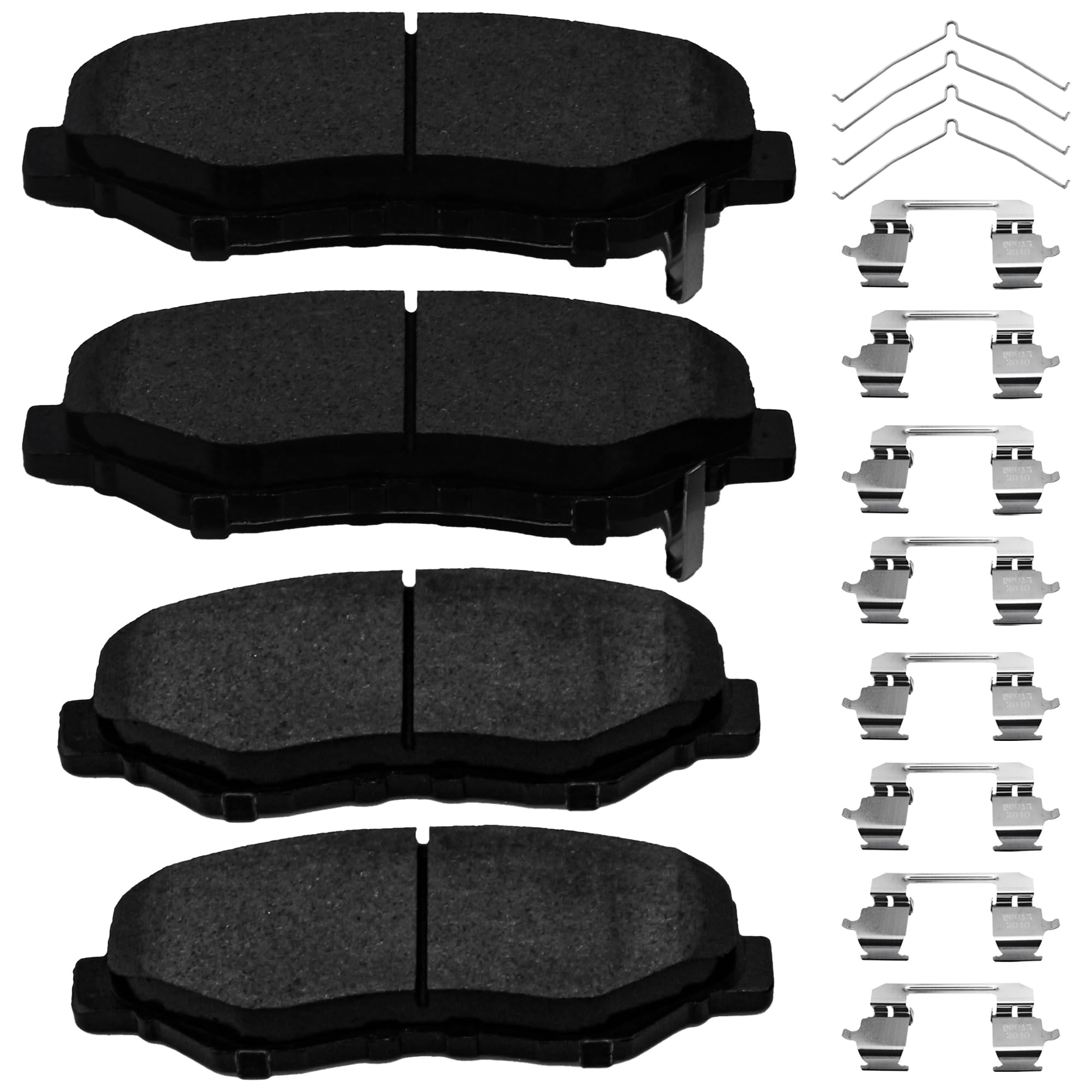Front Brake Pads Set Compatible with Honda Accord Civic CR-V CR-Z Element FIT Pilot, Acura ILX Automotive Replacement Brake Pads Semi-Metallic D914