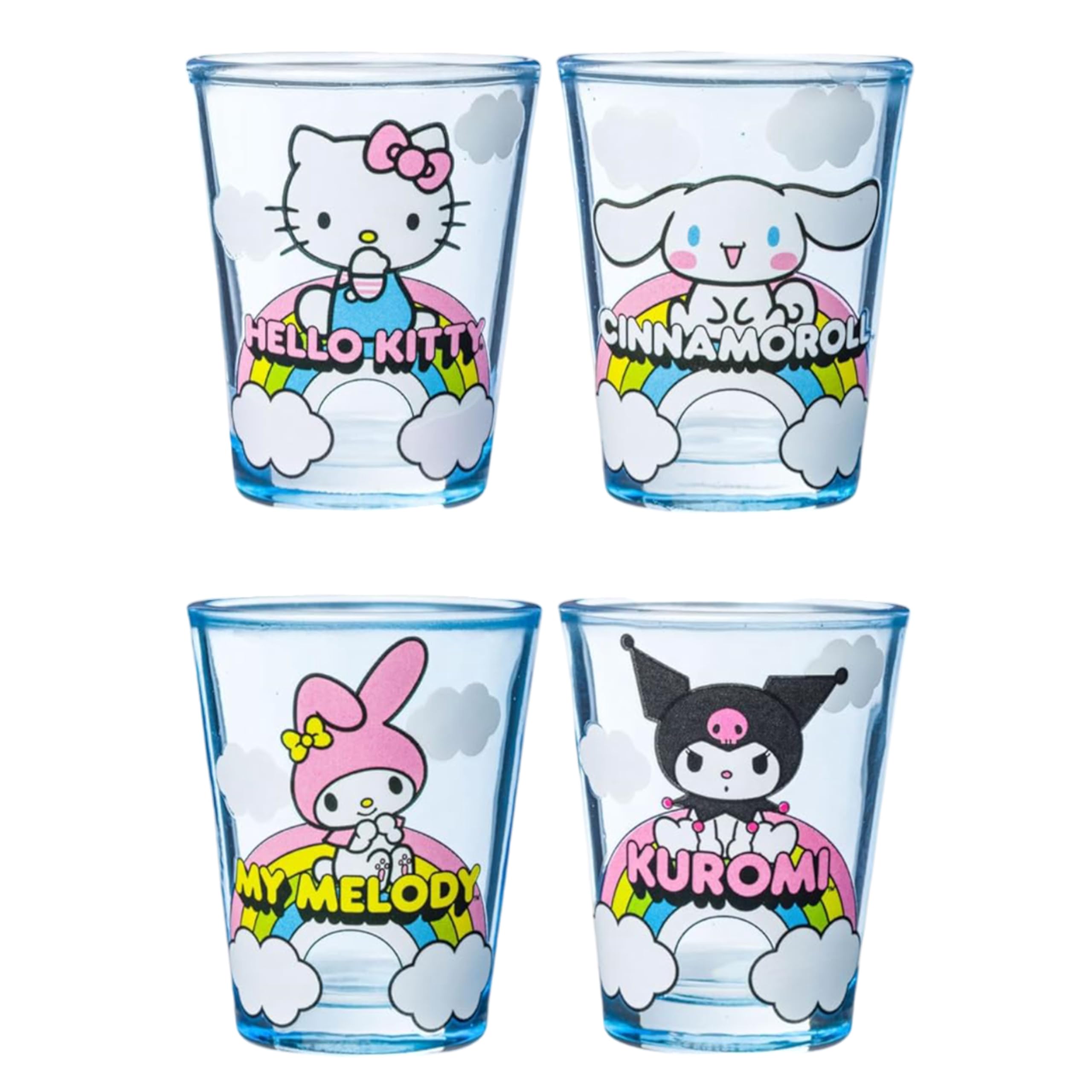 Amazon.co.jp: シルバーバッファローサンリオのキャラクターが虹の上に