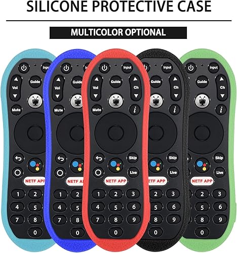 Miniatura 9 de Funda protectora de silicona para control remoto TiVo Stream 4K, a prueba de golpes, lavable y agradable a la piel, funda antipérdida con bucle