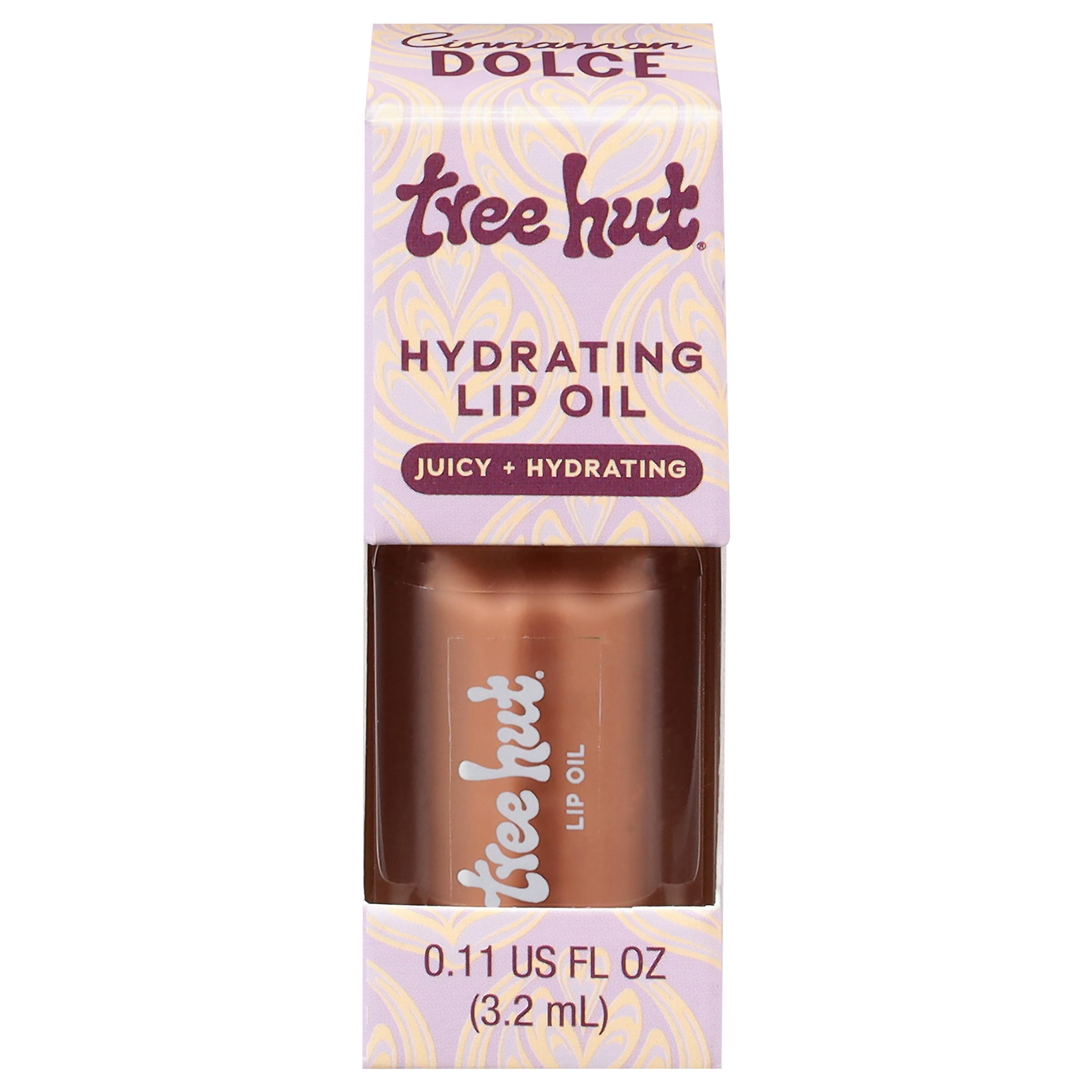 Tree Hut Hydrating Lip Oil, Cinnamon Dolce, 0.11 Fl Oz Cinnamon Dolce 0.16 Fl Oz (Pack of 1)
