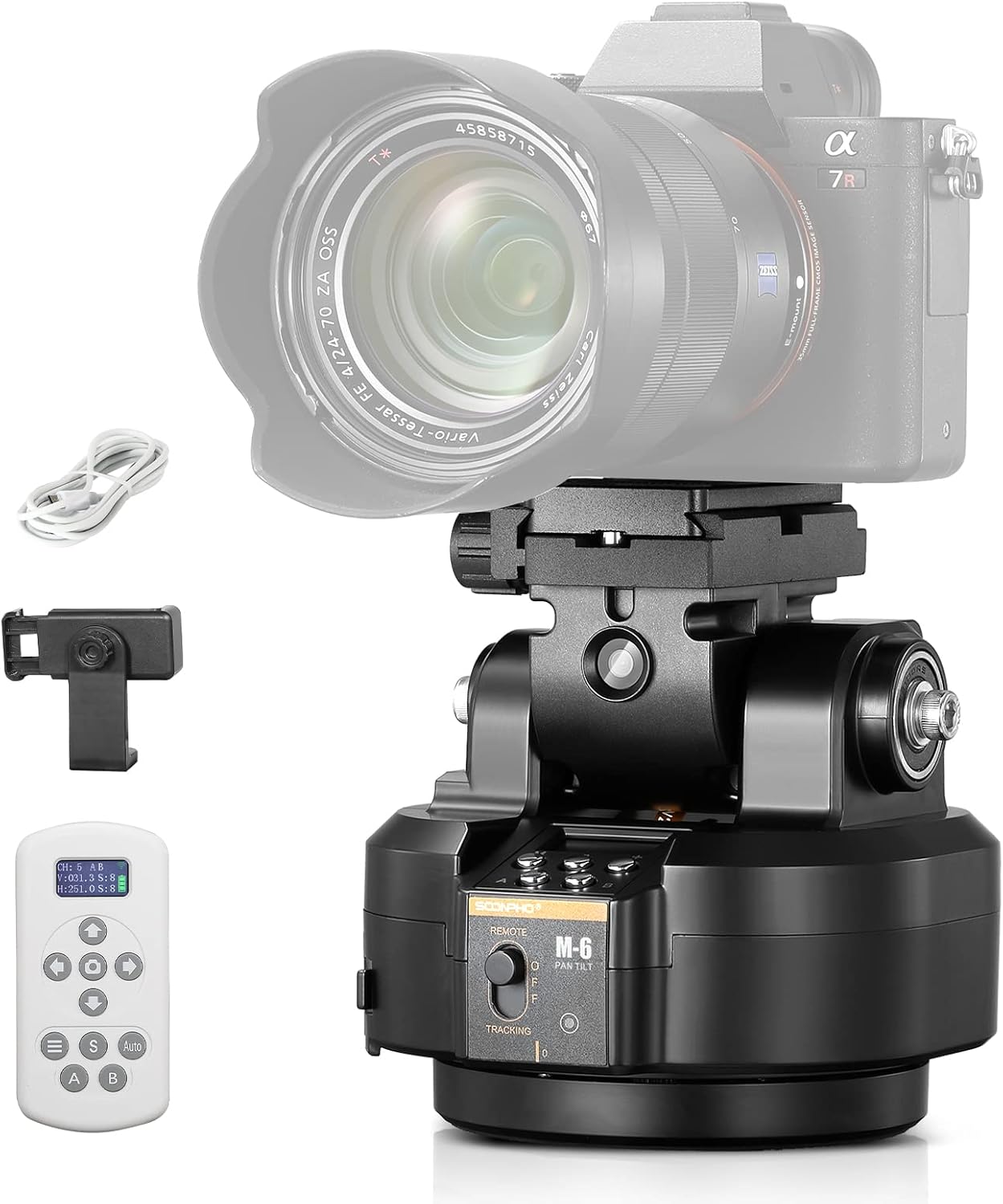 Soonpho M6 Motorised 360 Degree Rotating Electric Remote Panoramic
