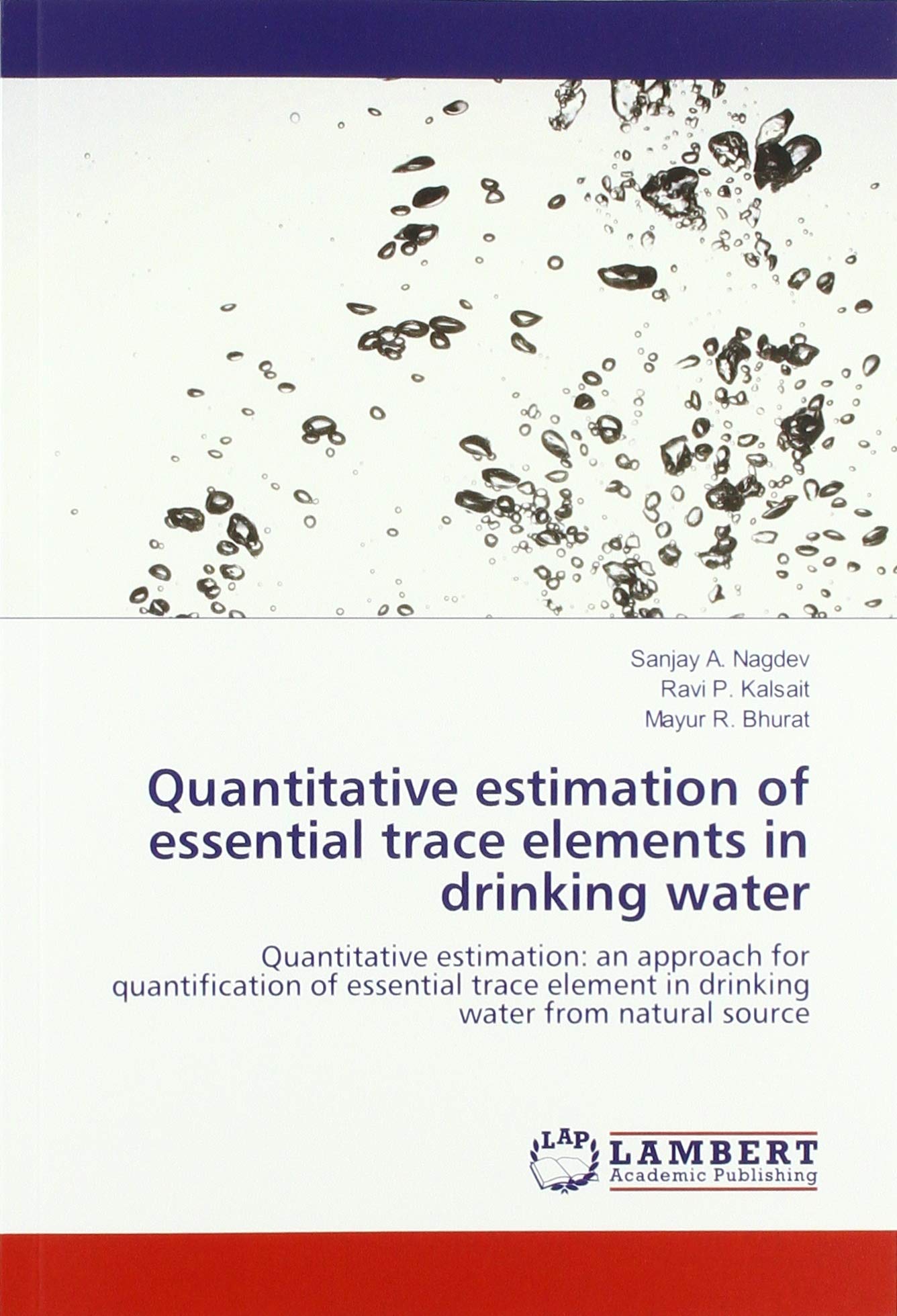 Buy Quantitative estimation of essential trace elements in drinking water Quantitative