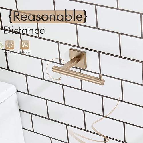 Vista 15 de KOKOSIRI Soporte de papel higiénico Dispensador de papel tisú para baño Portarrollos de baño Níquel cepillado Acero inoxidable B2005BR