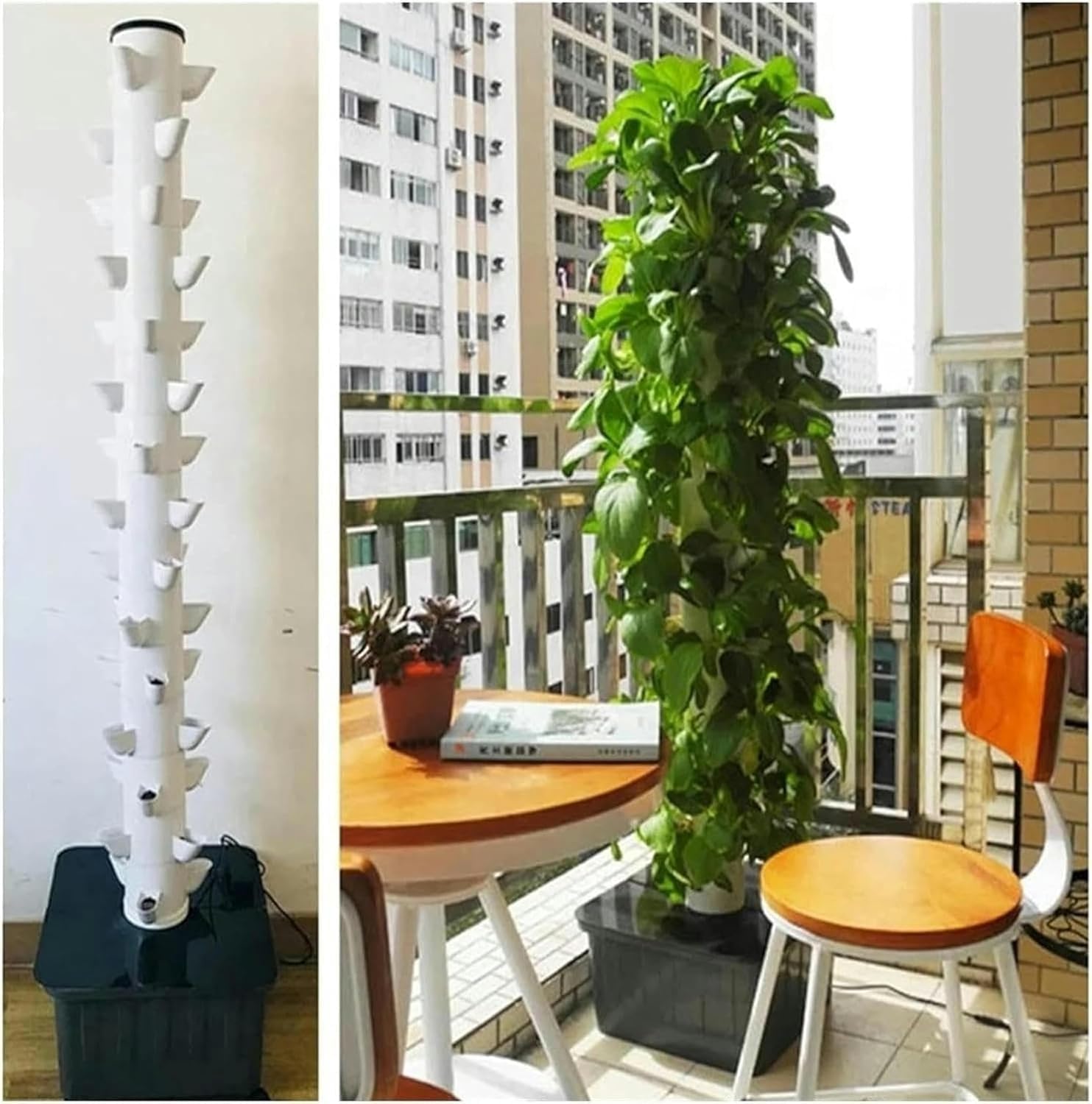 Arrosage Automatique Système de Culture hydroponique Intelligent - Kit Tour de Jardin d'intérieur for Herbes et légumes Frais