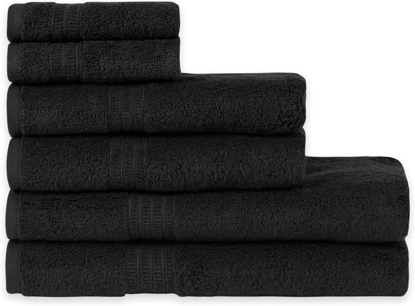 Homelover 100 Organic Cotton Towel Set, 2 Bath Towels, 2
