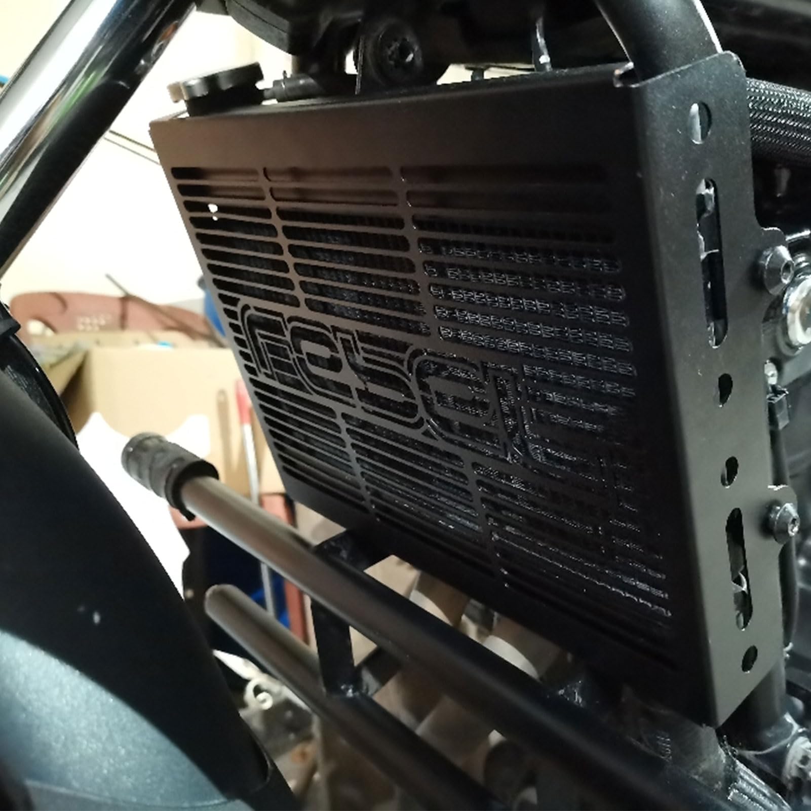 Amazon.com: WOOGA Motorcycle Black Radiator Guard Protector Grille
