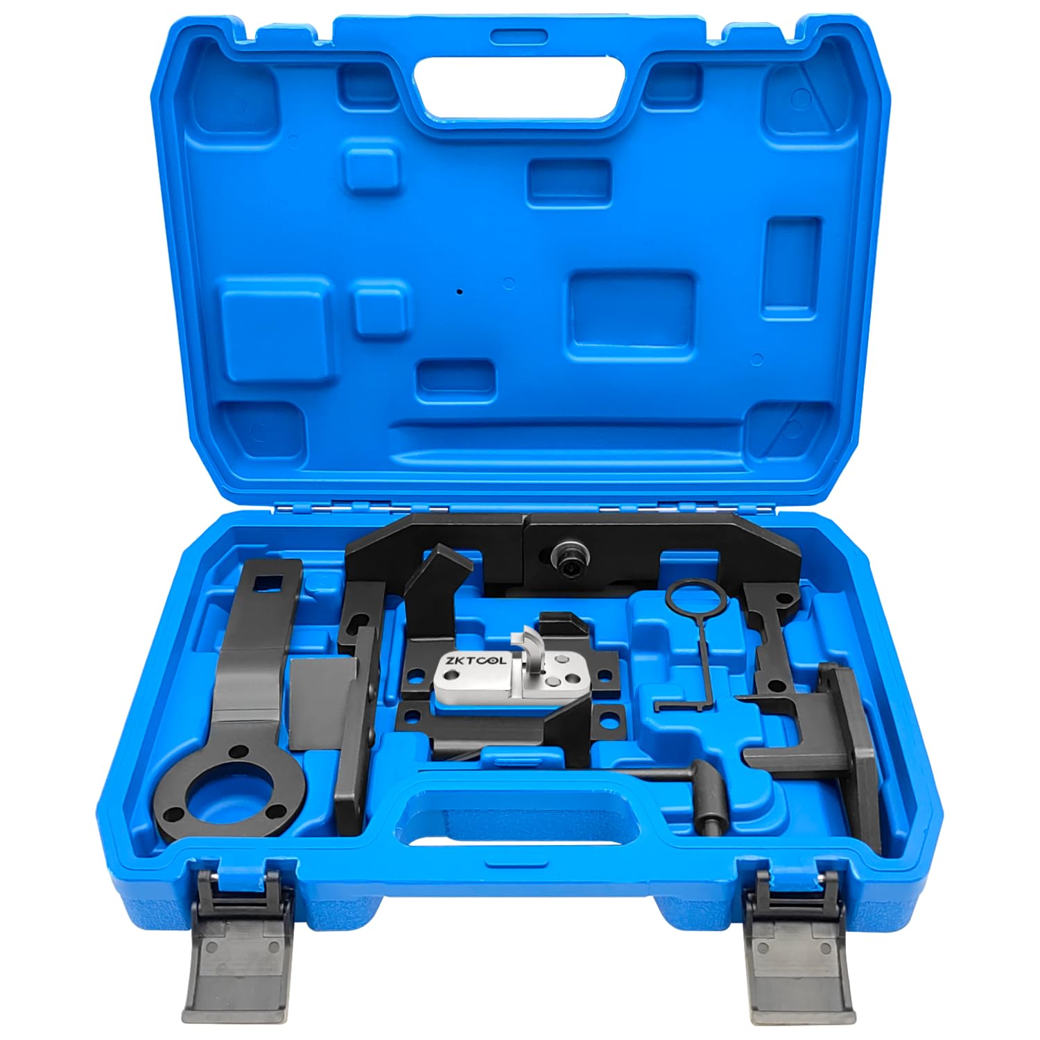 ZKTOOL Motor-Nockenwellen-Ausrichtungs-Arretierwerkzeug, Kompatibel mit Citroen Peugeot Opel 1.0 1.2 Benzinmotor, mit Nockenwellen-Steuerwerkzeug, OEM 0109-2A, 0109-2B, 0109-2C, 0109-2D, G-0109-2E