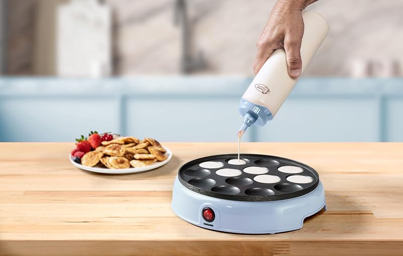 Bestron Tészta Adagoló Mérlegge 700ml Palacsinta Fánk Gofri Muffin Kék