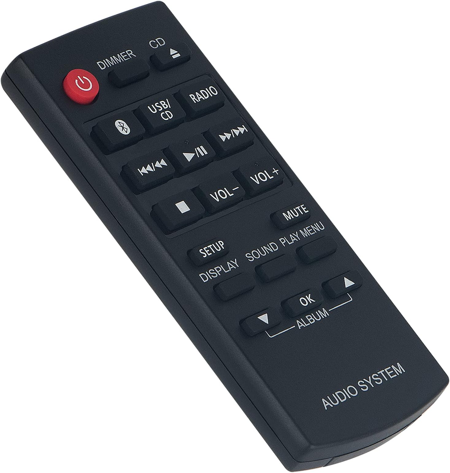 VINABTYN2QAYB000984 Replacement Remote Control fit for Panasonic CD Stereo System SC-PM250 SA-PM250 SB-PM02 SC-PM251 SA-PM251 SC-PM600 SA-PM600 SB-UX100 SC-HC200 SA-HC395 SA-HC397 SC-PM602 SC‑HC195